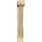 Ekena Millwork Traditional Block Rough Sawn Bracket w/ Offset Brace, Douglas Fir, 6"W x 38"D x 38"H BKT0604X38X38TRA05RDF - alternate 4